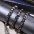 Charbon | Argent sterling .925 | Bracelet en verre du Cheshire